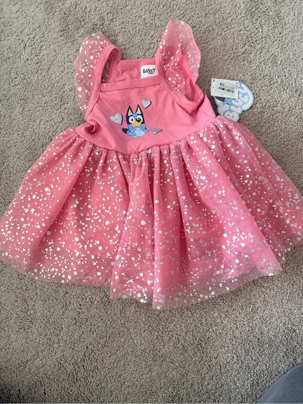 NWT! Target Toddler Bluey Tulle Ballerina Dress